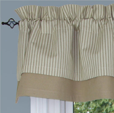 Clanton Tan Valance VL248026 - The Fox Decor